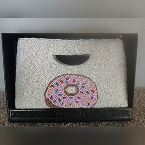 Rachel Zoe Beaded Donut Clutch With Removable Chain